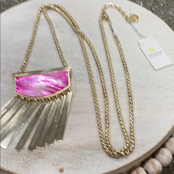 Kendra Scott Long Pendant Ellen Necklace, NWT - Picture 3 of 4